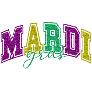 Party Mardi Gras Design - DTF Ready To Press