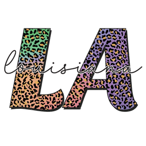 Louisiana Los Angeles Mardi Gras Design | Iris DTF