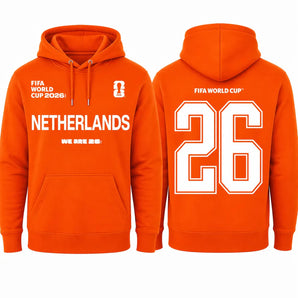 FIFA World Cup 2026 Netherlands Hoodie – Official "We Are 26" Oranje Pullover