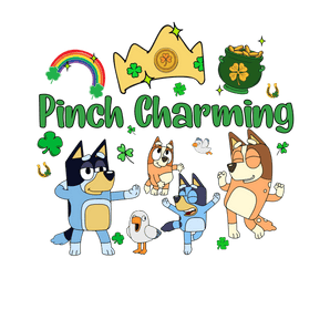 Saint Patrick's Day Bluey Friend Design | Iris DTF