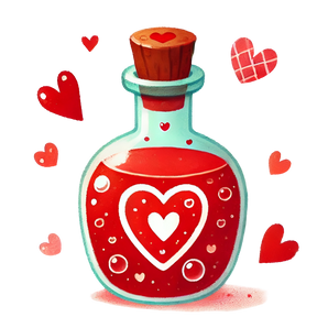 Valentine's Day Love Potion Design | Iris DTF