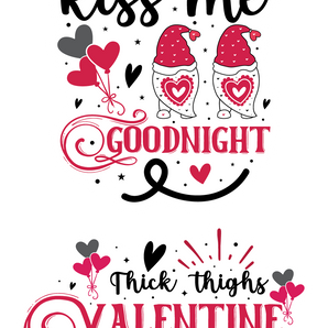 Love Quotes: Valentine’s Day DTF Gang Sheet 22"x60" Premade DTF Gang Sheet
