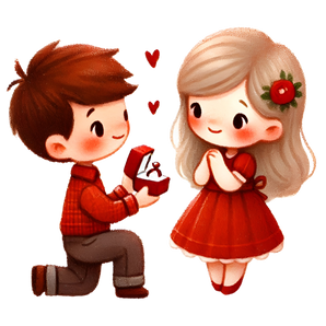 Valentine's Day Proposal Design | Iris DTF