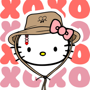 Hello Kitty XOXO Valentine's Day Design | Iris DTF