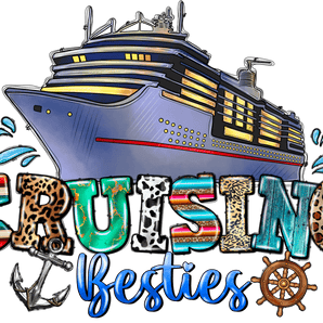 Crusing Besties Design - DTF Ready To Press