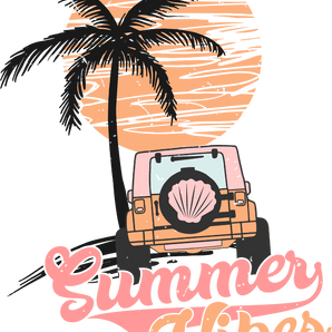 Summer Vibes DTF Design - Ready to Press V7 | Iris DTF