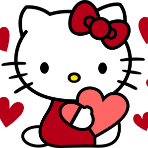 Hello Kitty Love Me Valentine's Day Design | Iris DTF