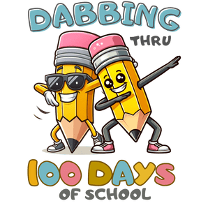 Dabbing Thru 100 Days of School Design | Iris DTF