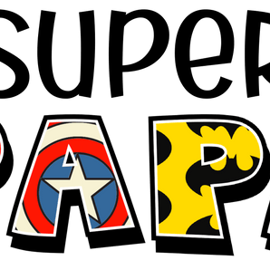 Super Papa Design - DTF Ready To Press