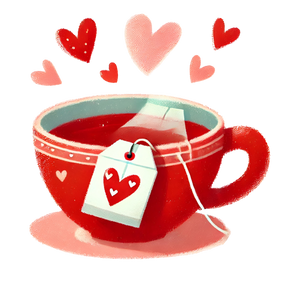 Valentine's Day Tea Design | Iris DTF