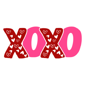XOXO Valentine Heart Design - DTF Ready To Press